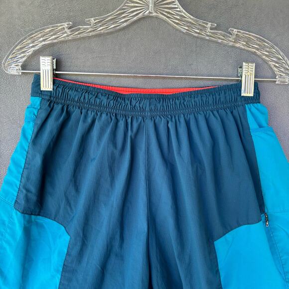 Nike Dri- Fit Shorts Performance Running Gorpcore Men's Medium Blue Hiking Climb - Picture 5 of 10